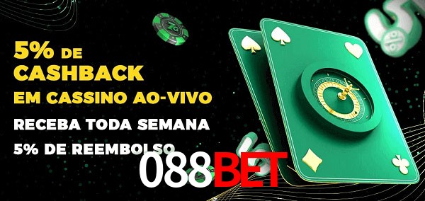 Promoções do cassino ao Vivo 088bet